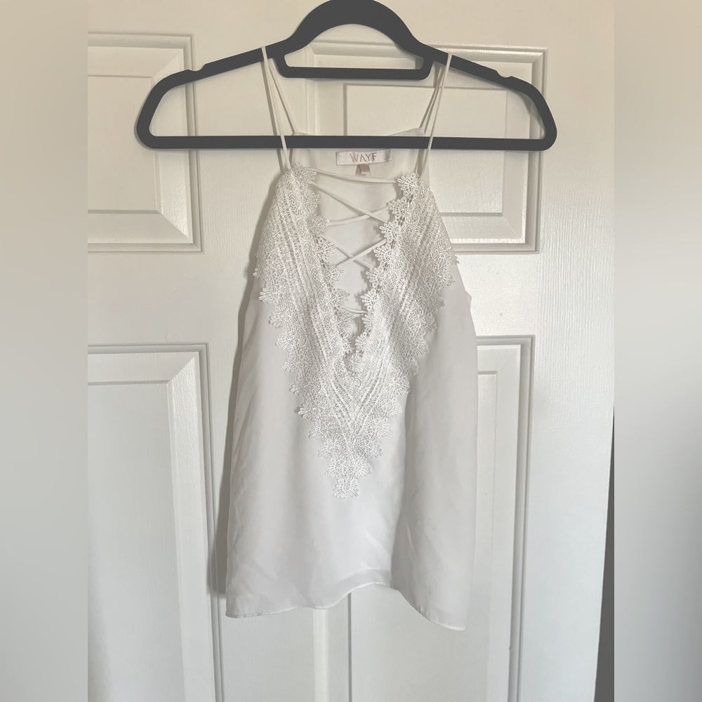 Lace up women’s top